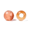 Natural Red Aventurine European Beads G-Q607-02E-2