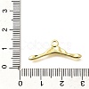Rack Plating Brass Toggle Clasps KK-M309-45G-6