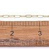 3.28 Feet Soldered Brass Paperclip Chains X-CHC-G005-06G-7