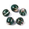 Vintage Porcelain Corrugated Beads PORC-N013-11D-1