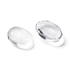 (Old Sku: GGLA-G010)Transparent Oval Glass Cabochons GGLA-R022-14x10-2