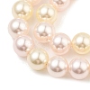 Baking Painted Pearlized Glass Pearl Round Bead Strands PEAR-H019-02C-07-3