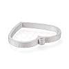 Tarnish Resistant 304 Stainless Steel Open Back Bezel Pendants STAS-K208-09P-2