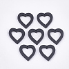 Painted Poplar Wood Pendants WOOD-T021-06D-1