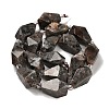 Natural Fluorescent Syenite Rock(Glow under UV Light) Beads Strands G-NH0005-B08-01-3