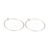316L Surgical Stainless Steel Hoop Earring Findings STAS-G229-07P-04-1