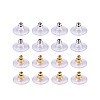 Brass Ear Nuts KK-PH0028-02M-1
