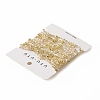Rack Plating Brass Star Link Chains CHC-C026-17-4