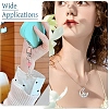 10Pcs 5 Styles Alloy Crystal Rhinestone Pendants FIND-YW0011-73-6