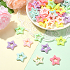 100Pcs Opaque Acrylic Beads SACR-SP0001-32-5