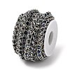 304 Stainless Steel Glass Link Chains CHS-L029-10P-04-3