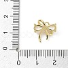 Brass Micro Pave Cubic Zirconia Charms KK-A300-01G-06-3