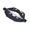 Handmade Seed Beads Links Connectors SEED-I012-56B-2