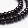 Natural Black Onyx Beads Strands G-P161-19-6x3mm-3
