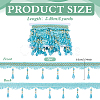 6 Yards Curtain Plastic Beaded Fringe Trim OCOR-PH0007-64A-2