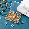 CREATCABIN 50 Pairs Brass Huggie Hoop Earring Findings KK-CN0001-87-7