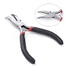 Carbon Steel Bent Nose Jewelry Plier for Jewelry Making Supplies P021Y-1