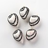 Teardrop Shell Pendants BSHE-K002-17-1