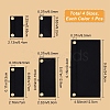 4Pcs 4 Style Wool Felt Purse Organizer Insert DIY-CN0002-10-2