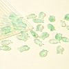 50Pcs Transparent Spray Painted Glass Beads GLAA-FS0002-06F-9
