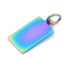 Ion Plating(IP) 304 Stainless Steel Pendants LS-STAS-I311-31C-RC-2