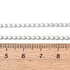 2MM Brass Disc Link Chain Necklaces NJEW-H086-05P-4
