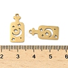 201 Stainless Steel Pendants STAS-P428-02B-G-3