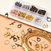 74Set 8 Style Tibetan Style Alloy Toggle Clasps FIND-YW0001-38-4