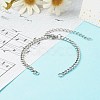 Tarnish Resistant 304 Stainless Steel Twisted Chains Bracelet Making X-AJEW-JB01064-2