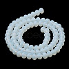 Imitation Jade Solid Color Glass Beads Strands EGLA-A034-J6mm-MD06-4