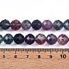 Natural Rainbow Fluorite Beads Strands G-T140-22C-5