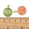 Rack Plating Brass Enamel Pendants KK-Z067-26G-3