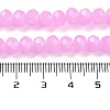 Baking Paint Imitation Jade Glass Bead Strands DGLA-A034-J6MM-A49-5