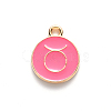 Alloy Enamel Pendants ENAM-S124-01B-03C-2