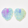 Ion Plating(IP) 201 Stainless Steel Filigree Pendants X-STAS-S108-37-2