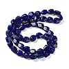 Handmade Gold Sand Lampwork Beads Strands LAMP-U001-01I-2
