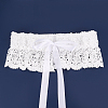 Polyester Bowknot Wide Elastic Corset Belts AJEW-WH0248-31A-3