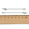 SHEGRACE Brass Curb Chain Extender XGR0149P-164P-3