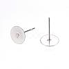 Tarnish Resistant 304 Stainless Steel Stud Earring Findings STAS-D448-088P-8mm-2