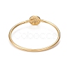 Rack Plating Brass Micro Pave Cubic Zirconia Bangles BJEW-E071-17G-02-3
