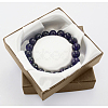 Square Bowknot Organza Ribbon Cardboard Bracelet Bangle Gift Boxes X-BC148-02-2