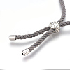 Cotton Cord Bracelet Making KK-F758-03J-P-3