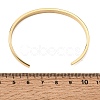 304 Stainless Steel Micro Pave Clear Cubic Zirconia Roman Numerals Open Cuff Bangles for Women SA-CBAC920-09G-5