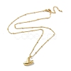 Initial Letter Brass Pendant Necklace NJEW-A015-21G-Y-2