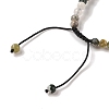 6mm Round Natural Tree Agate Braided Bead Bracelets BJEW-C067-01A-01-4