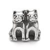 304 Stainless Steel European Beads STAS-G256-28AS-1