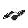 Alloy & Iron Bookmark Cabochon Settings PALLOY-N184-03S-2