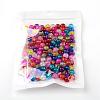 Mixed Crackle Glass Beads X-CCG-Q001-6mm-M-5