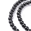 Synthetic Black Stone Beads Strands GSR6mmC044-2