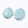 Natural Howlite Cabochons G-E482-01D-2